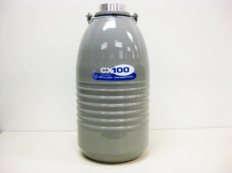 The Taylor-Wharton CX100 dry shipper