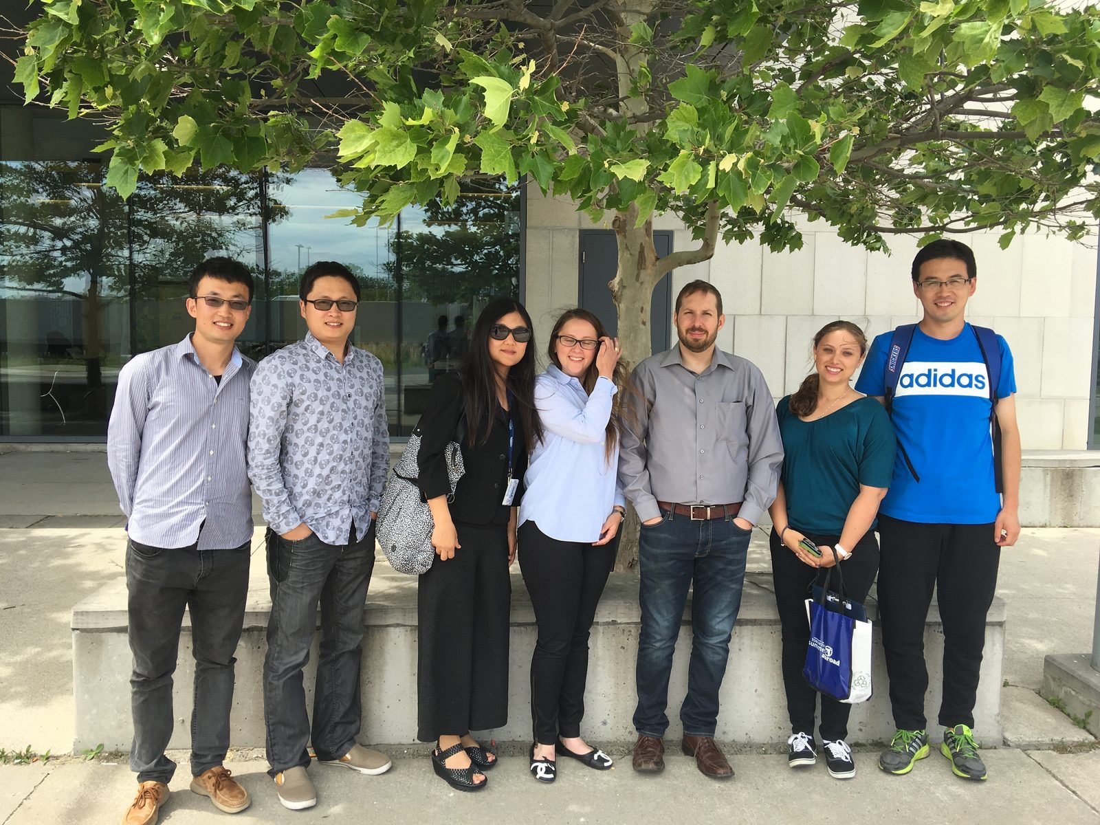 Lab members at the summer 2016 group meeting and luncheon