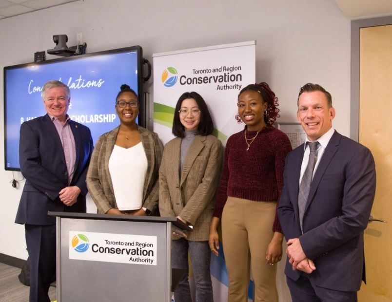 Carolyne Qiang at the TRCA scholarship ceremony